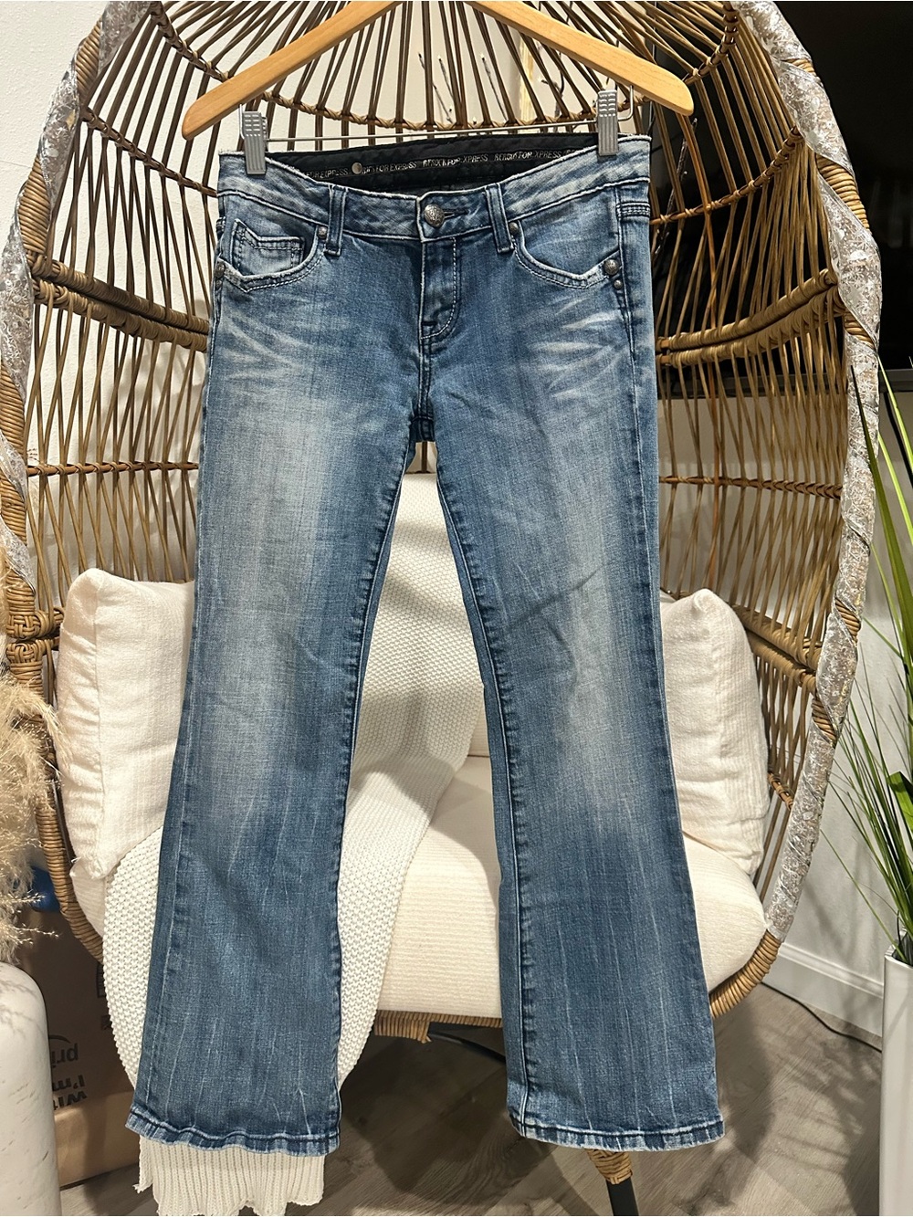 Y2K REROCK for Express Bootcut Jeans - Size 4S
